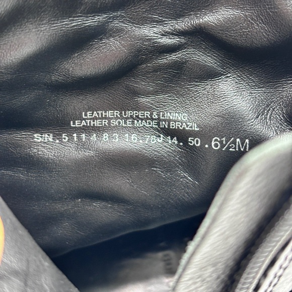 Tory Burch Black Double Strap Buckles Ankle Boots - Picture 9 of 10